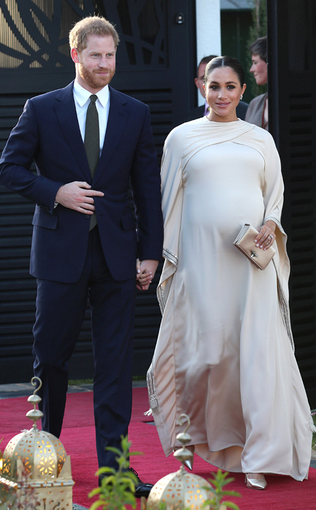 Meghan Markle, Prince Harry, Dior Dress, Morocco, Royal Baby